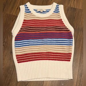 LOFT Multicolor Knit Sweater